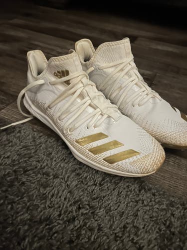 White Men's Metal Low Top Adizero Afterburner