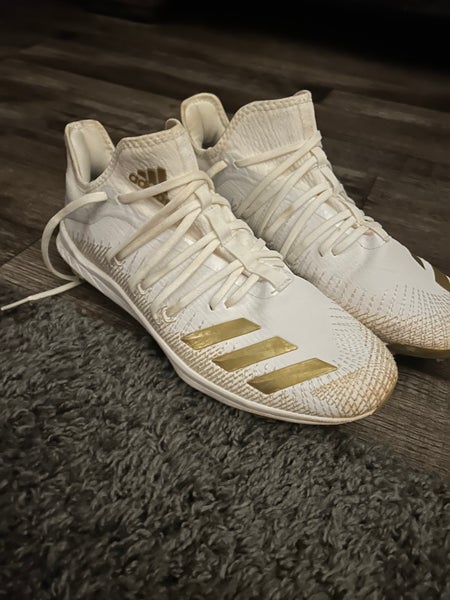 White Men's Metal Low Top Adizero Afterburner