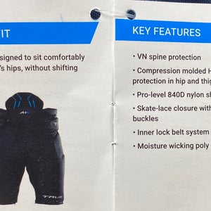 NEW True AX5 Pant, Black, Jr. XL