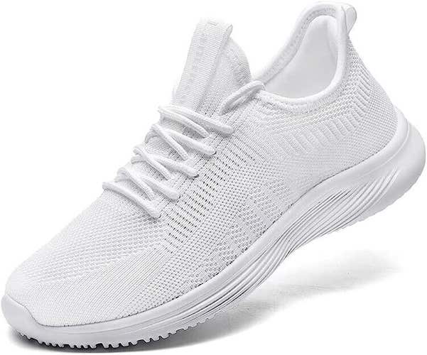 Lamincoa Running Shoes for Womens Sports Fashion Sneakers White Size 9