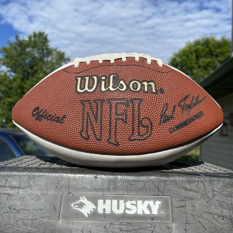 Used Wilson THE DUKE Official NFL Game Leather Football - Near New Condition