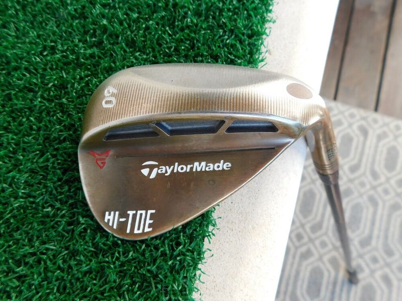 TaylorMade MG HI-TOE Carbon Steel 60* Lob Wedge w/ True Temper DG X100 Shaft