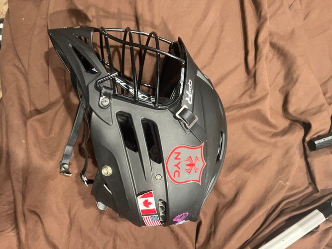 Matte Black CPX-R Lacrosse Helmet