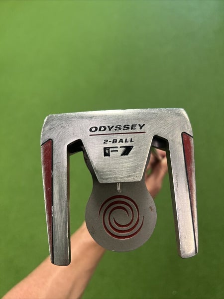 Odyssey F7 2-Ball Mallet Putter RH Steel 34.5