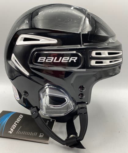 NEW Bauer Reakt 75 Helmet, Black/White, Small