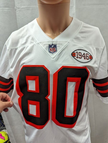 Men's Nike White Cleveland Browns 1946 Collection Alternate Custom Jersey