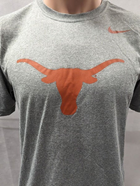 Nike Texas Longhorns White Team Logo Legend Performance T-Shirt Size: Medium