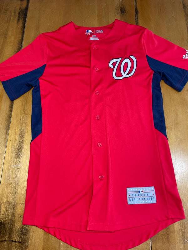 Bryce Harper Washington Nationals Jersey Used Majestic Size 52