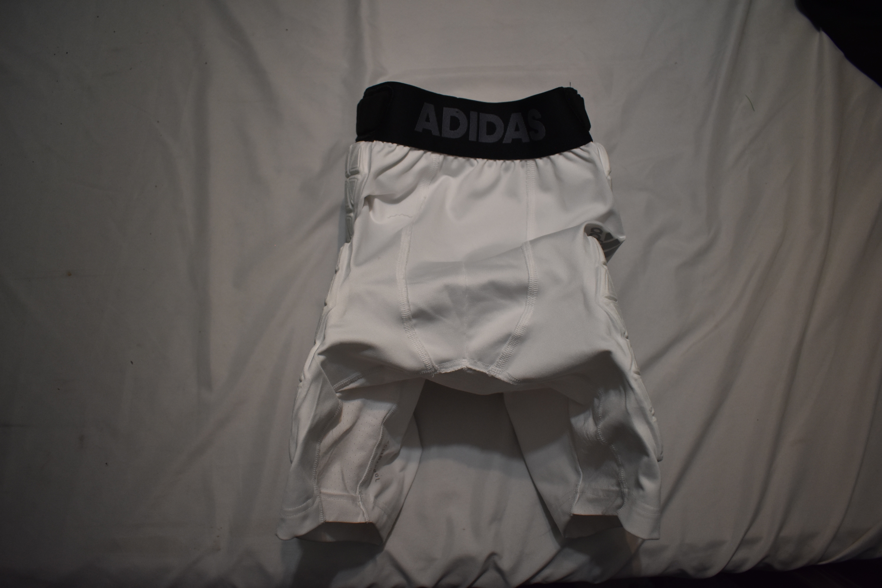 Adidas ClimaCool Standard 19 Protective Compression Shorts, White, Adult Medium