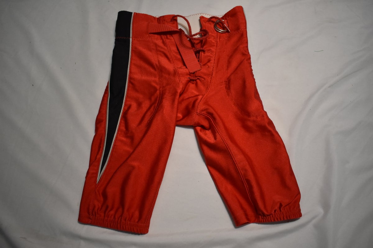Riddell Football Pants, Red/Black, Youth XS