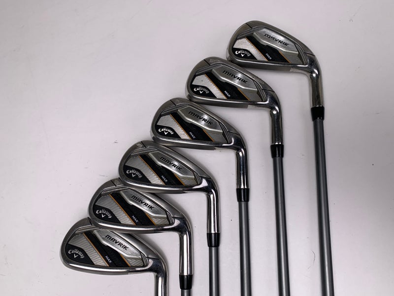 Callaway Mavrik Max Iron Set 5-PW Project X Catalyst 5.5 55g Senior Graphite RH