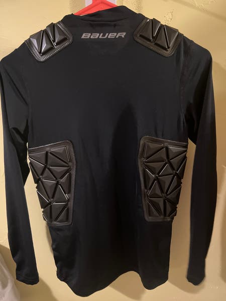 TWO Bauer Elite Hockey Goalie Padded Long Sleeve Shirt
