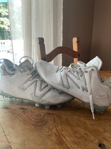 White Men's Turf Cleats Mid Top Freeze