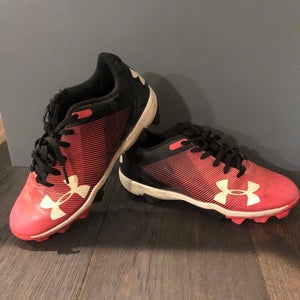 Pink Kid's Molded Cleats Low Top