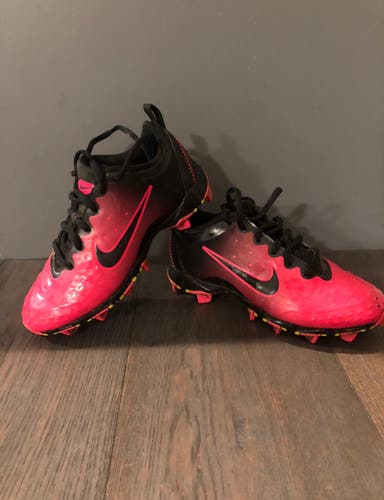 Pink Kid's Molded Cleats Low Top