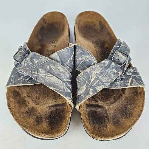 Birkenstock Birki’s 3D Santosa Slides Sandals Men's Gray Palm Size: 45 / 12