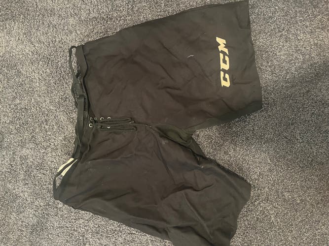 Black Used Large CCM PP10 Pant Shell Pro Stock