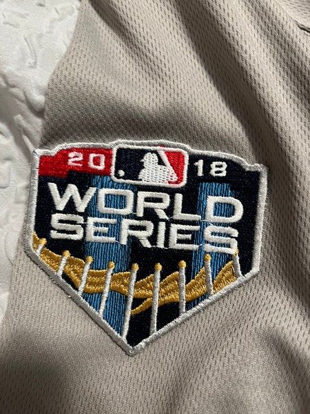 Mookie Betts Boston Red Sox Majestic 2018 World Series Flex Base