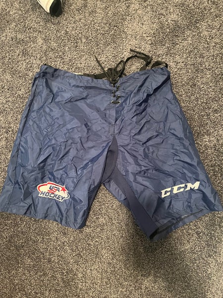 Team USA Blue Used Large CCM PP10 Pant Shell Pro Stock