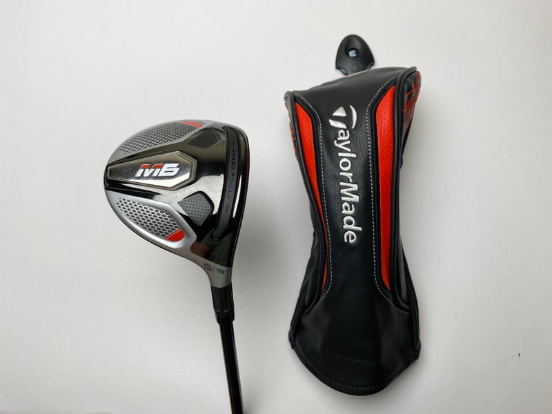 Taylormade M6 5 Fairway Wood 18* Fujikura Atmos 5R Regular Graphite Mens RH HC