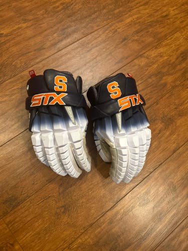 Used STX Medium Rzr Lacrosse Gloves