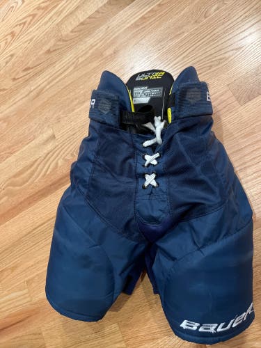 Blue Used Large Bauer Supreme Ultra Sonic Pants
