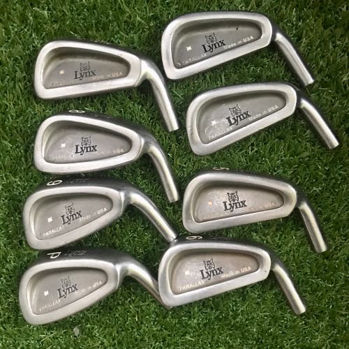 Set of 8 Lynx Parallax iron Heads 3-PW Right-Hand