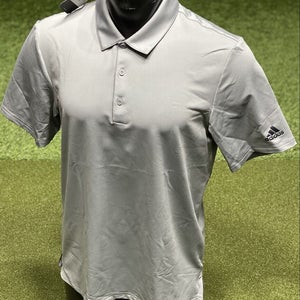 Adidas Men's Polo Shirt - Grey - M
