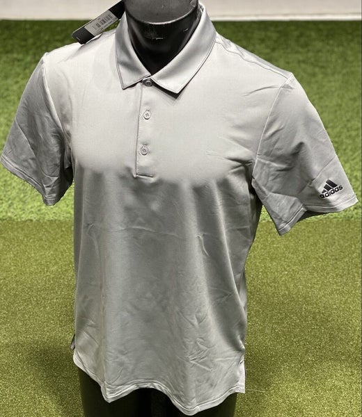 Milwaukee Brewers Polo Shirt Mens Medium Gray Short Sleeve Golf