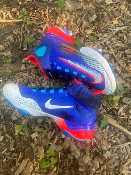 Blue Men's Metal High Top Nike alpha huarache elite 4