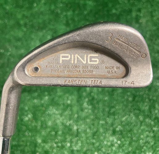 Ping Eye Karsten IIIA 3 Iron Black Dot LH ZZ Lite Stiff Steel 39" Factory Grip