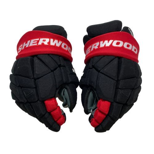 Sherwood Rekker Legend One Pro - Pro Stock Gloves - Carolina Hurricanes