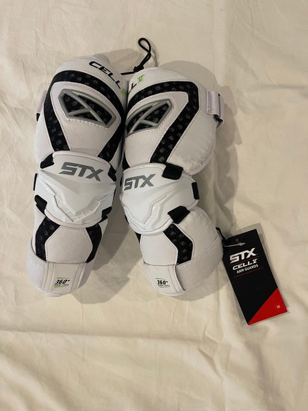 New Medium STX Cell V Arm Guards White