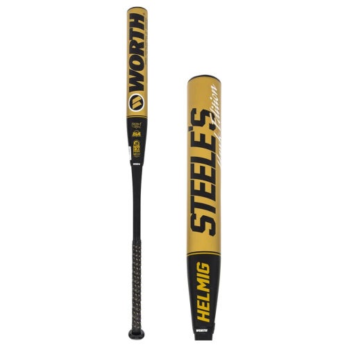 New Worth Steele Hawk Denny Helmig 12.25" 25 oz slowpitch bat USSSA softball 34"