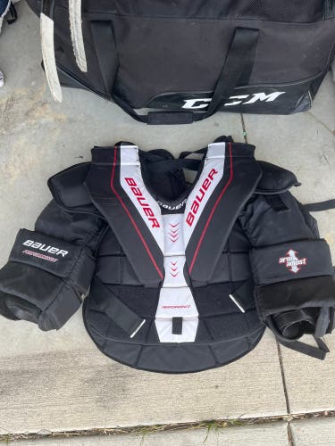 Used Large Bauer  Goalie Chest Protector