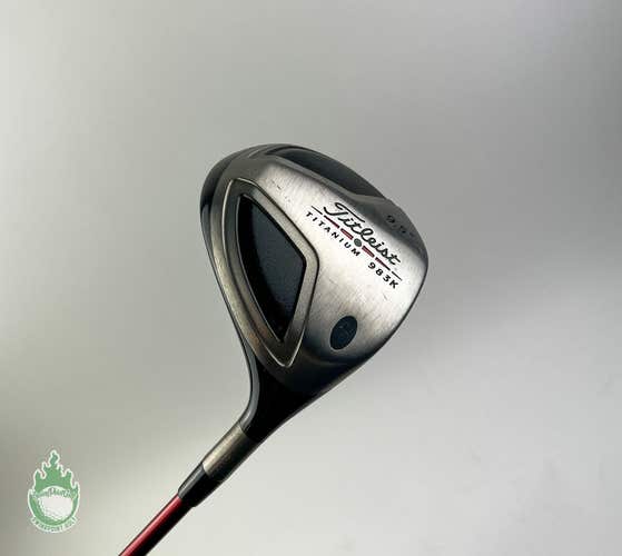 Used RH Titleist Titanium 983K Driver 9.5* Stiff Graphite Golf Club w/HC
