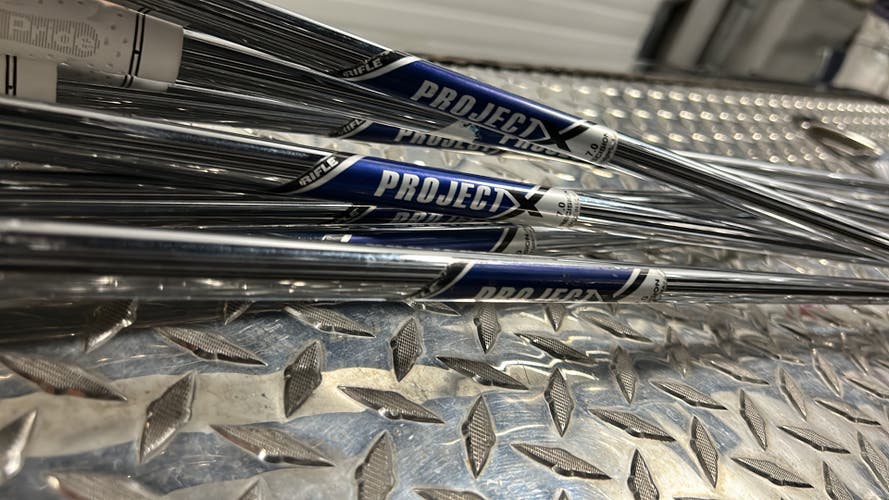 Used Men's Titleist Left Hand 710 CB Iron Set Extra Stiff Flex 7 Pieces Steel Shaft