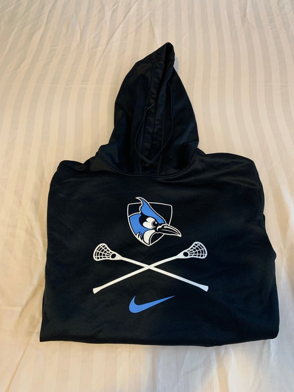 Used JHU Lacrosse Nike Therma-Fit Sweatshirt (Size: Medium)