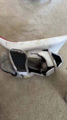 Used Regular Bauer Hyperlite Goalie Blocker Pro Stock - James Reimer Blocker