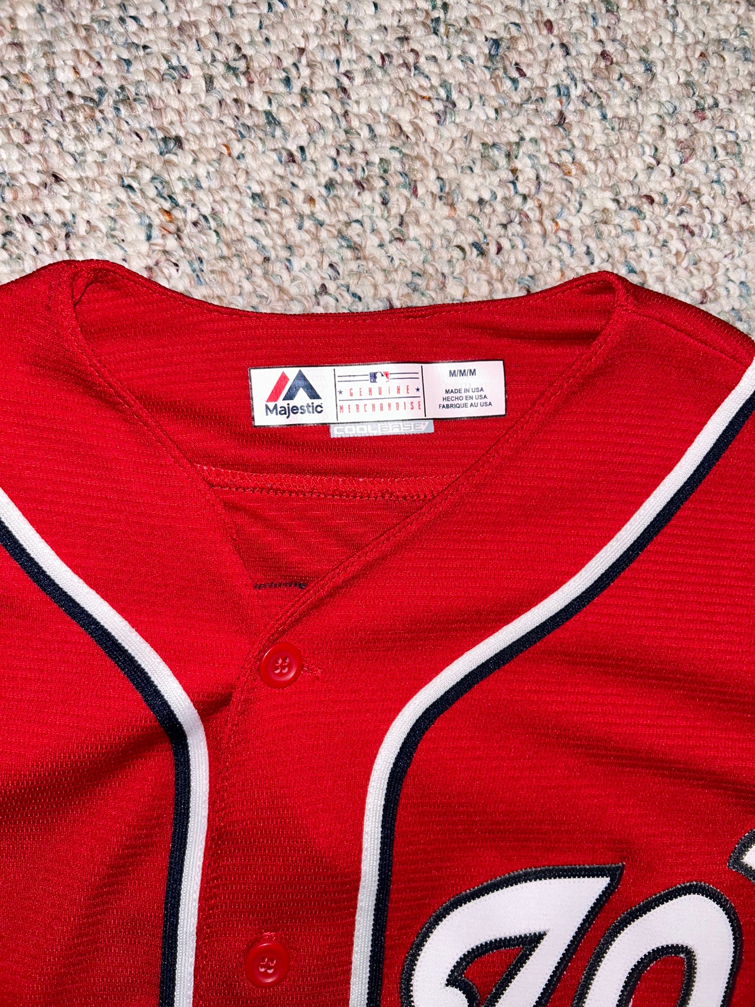 WASHINGTON NATIONALS Bryce Harper MLB Majestic Stitched Baseball Jersey  MENS XL