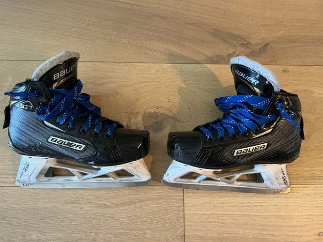 Bauer Supreme S27 Junior Hockey Goalie Skates Size 1.5