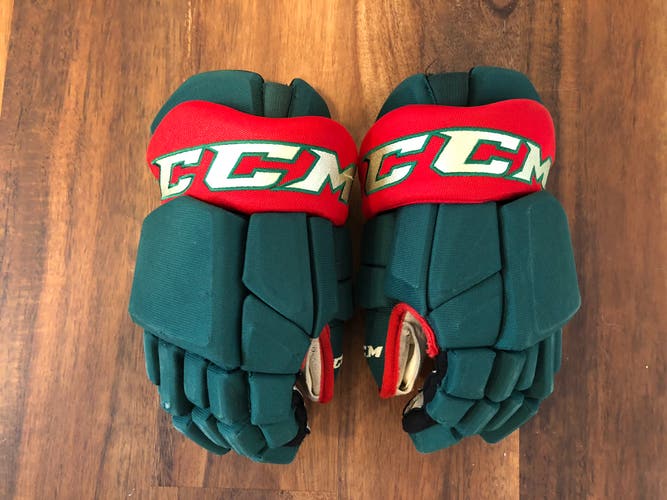 Minnesota Wild CCM Prostock Gloves 14”