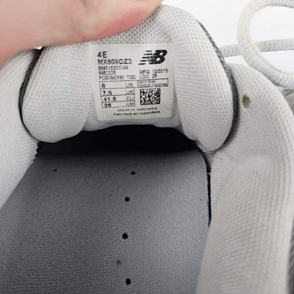 U New Balance 609 Gray White Walking Sneaker MX609DZ3 Mens 8