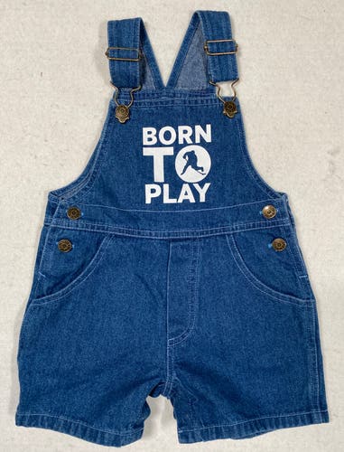 NEW Born To Play Baby Overalls, 12 Month