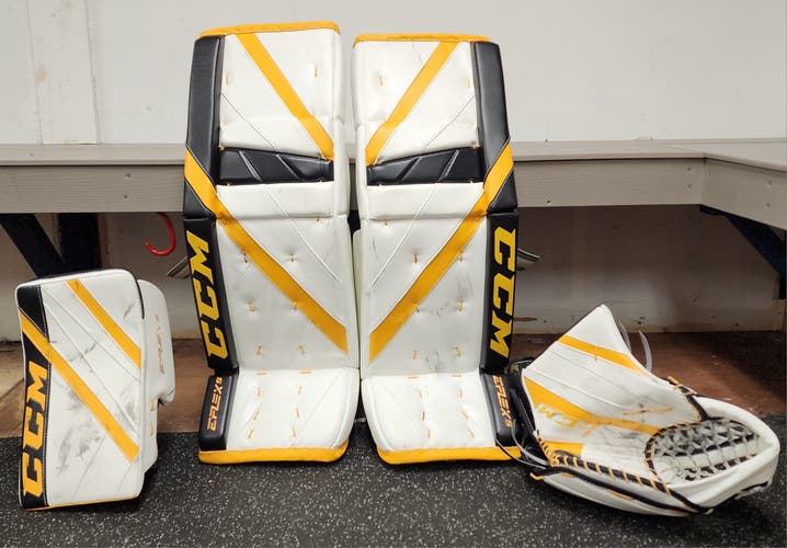 Used 34" CCM Regular Extreme Flex 5 Goalie Full Set Pro Stock