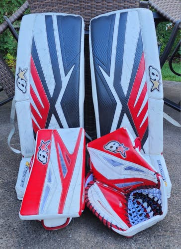 Used 34" Brian's Regular Sub Zero Pro 3 Goalie Full Set Pro Stock