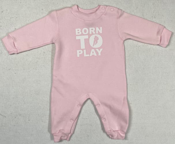 NEW Born To Play Bodysuit, Pink, 12 Months