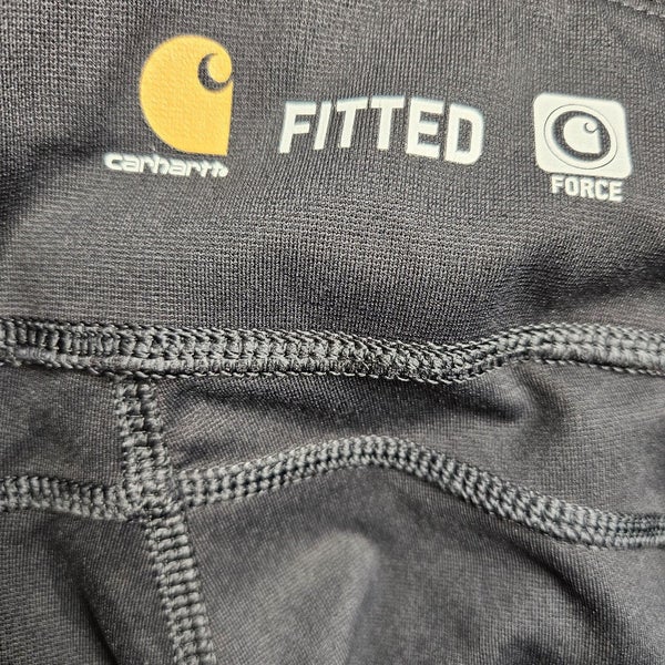 Carhartt Womens Force Fitted Midweight Utility Knit Black Leggings Size 32  x 28
