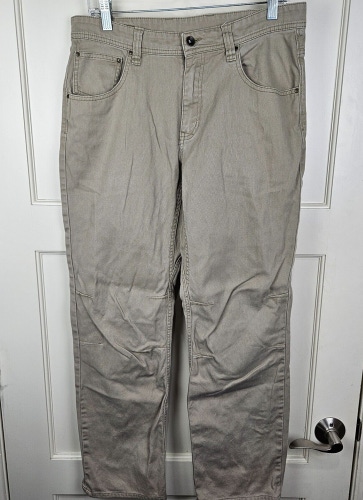 Marmot Men's Khaki Hiking Casual Pant 5 Pocket Size: 32 x 29