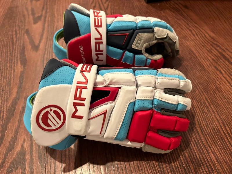 Used Player's Maverik 13" m6 Lacrosse Gloves